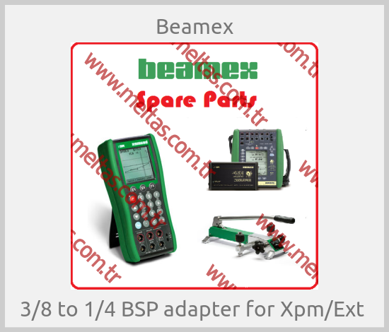 Beamex-3/8 to 1/4 BSP adapter for Xpm/Ext 