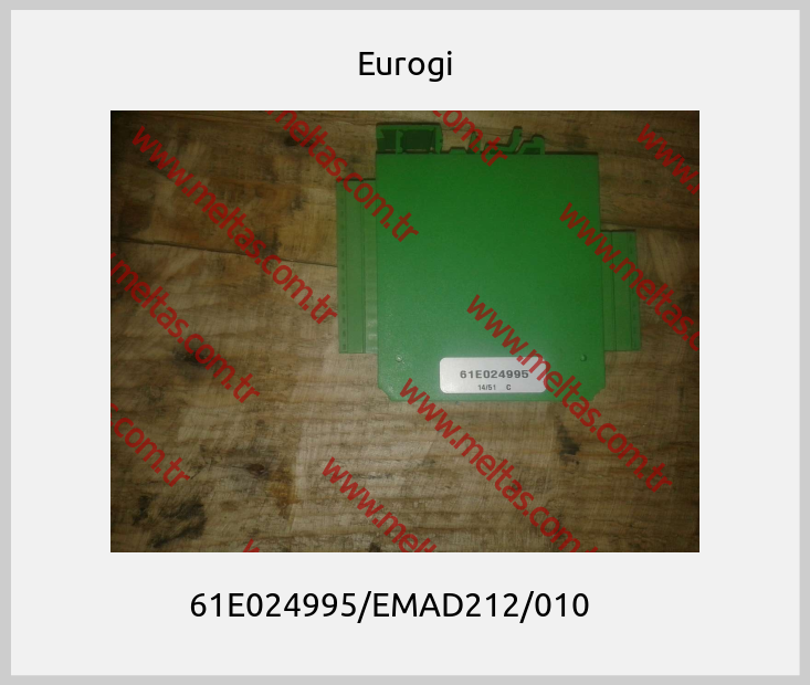 Eurogi - 61E024995/EMAD212/010    
