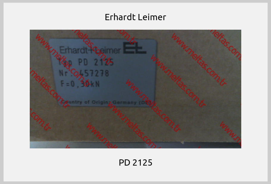 Erhardt Leimer - PD 2125