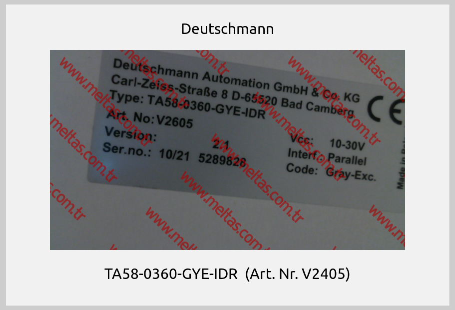 Deutschmann - TA58-0360-GYE-IDR  (Art. Nr. V2405)