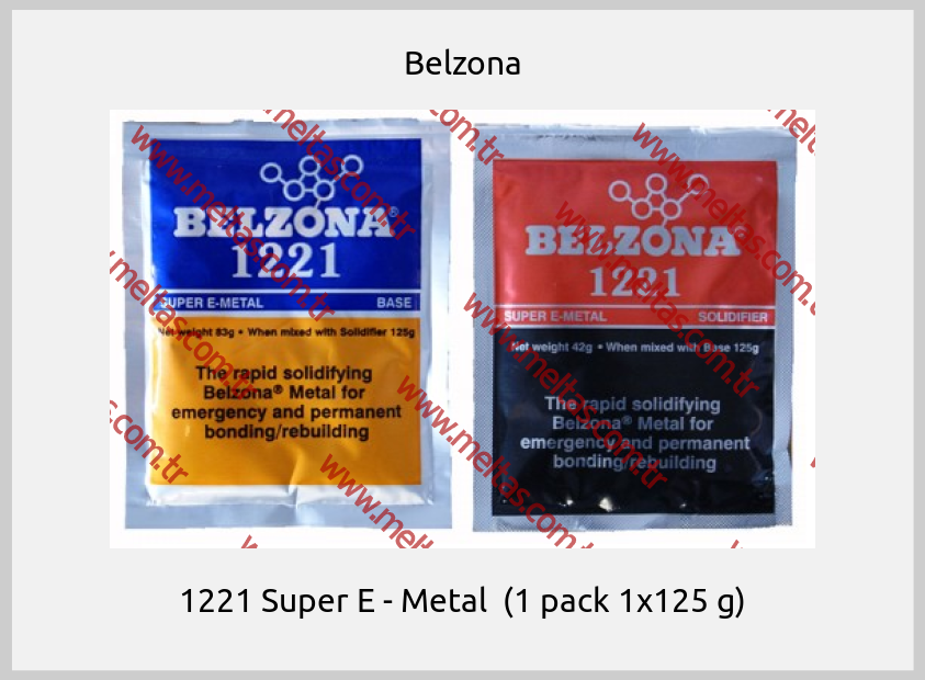 Belzona - 1221 Super E - Metal  (1 pack 1x125 g)