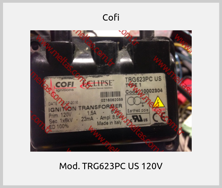 Cofi-Mod. TRG623PC US 120V