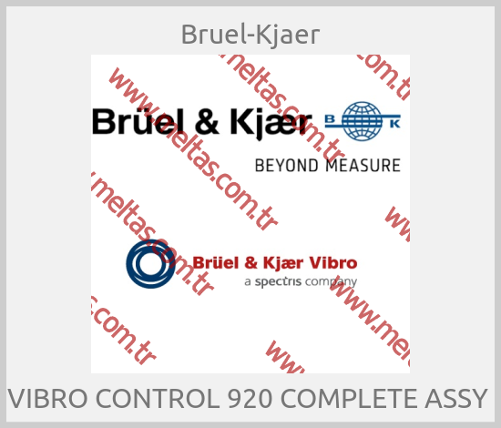 Bruel-Kjaer - VIBRO CONTROL 920 COMPLETE ASSY 