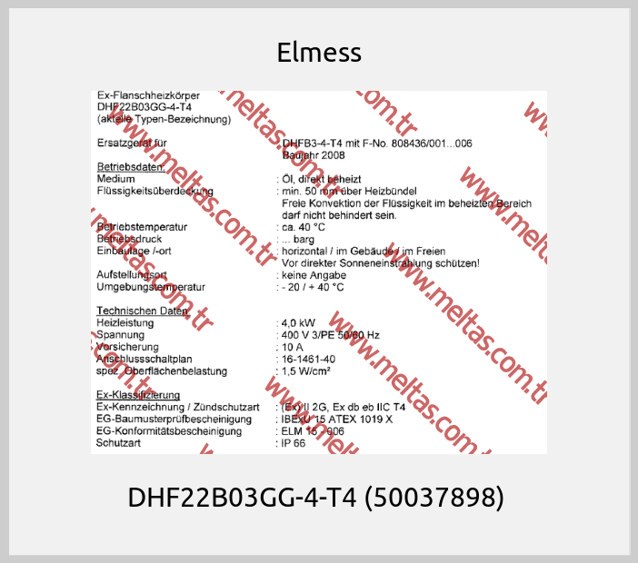 Elmess- DHF22B03GG-4-T4 (50037898) 