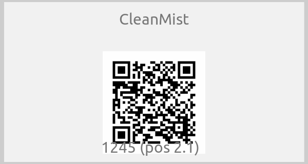 CleanMist - 1245 (pos 2.1)  