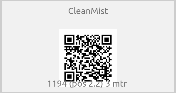 CleanMist - 1194 (pos 2.2) 3 mtr 
