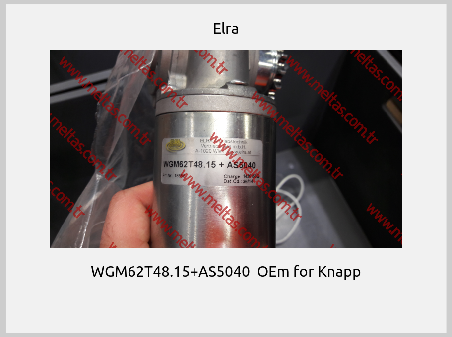 Elra - WGM62T48.15+AS5040  OEm for Knapp 