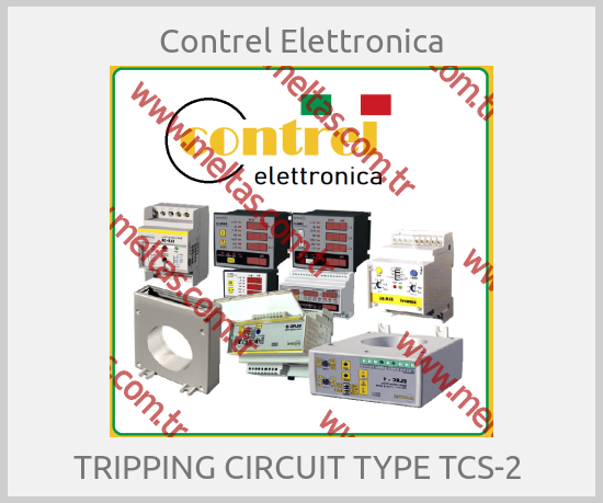 Contrel Elettronica - TRIPPING CIRCUIT TYPE TCS-2 