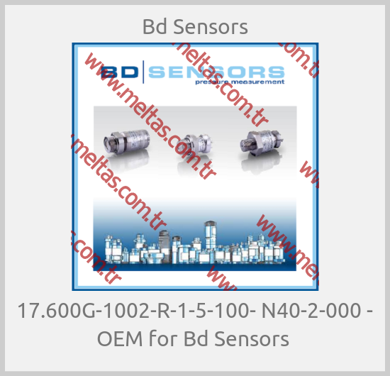 Bd Sensors-17.600G-1002-R-1-5-100- N40-2-000 - OEM for Bd Sensors 