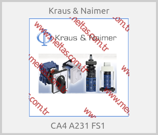 Kraus & Naimer - CA4 A231 FS1 