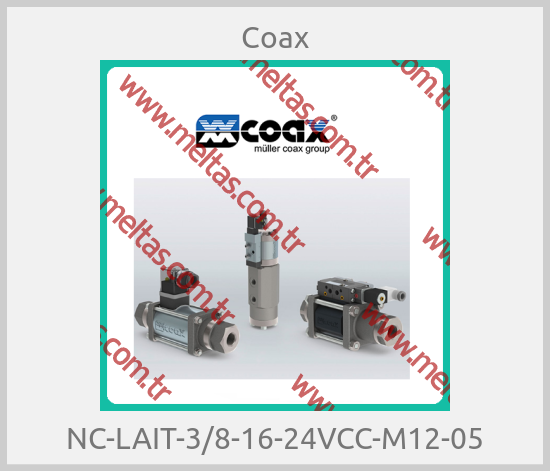 Coax - NC-LAIT-3/8-16-24VCC-M12-05