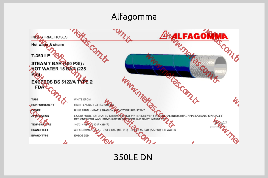 Alfagomma - 350LE DN 