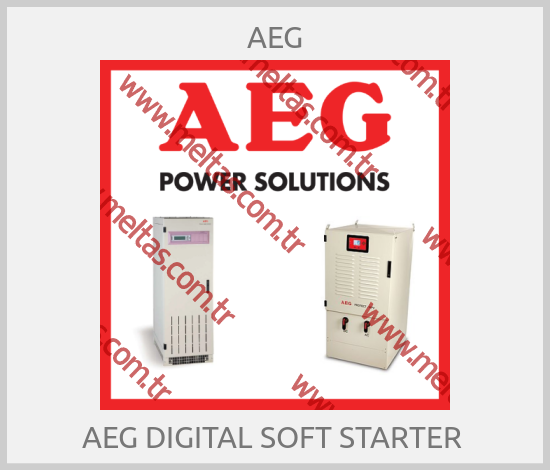 AEG-AEG DIGITAL SOFT STARTER 