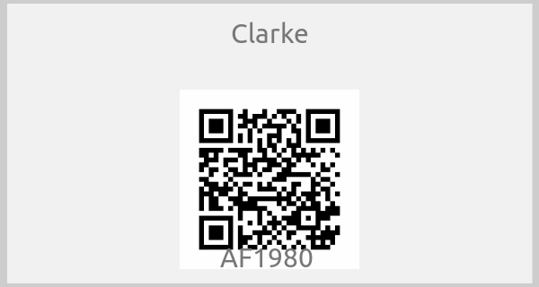 Clarke - AF1980 