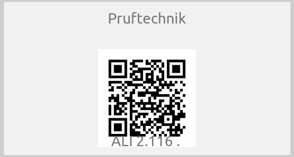 Pruftechnik-ALI 2.116 . 