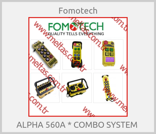 Fomotech - ALPHA 560A * COMBO SYSTEM 