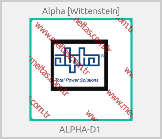 Alpha [Wittenstein] - ALPHA-D1 