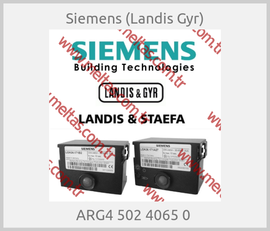 Siemens (Landis Gyr) - ARG4 502 4065 0 