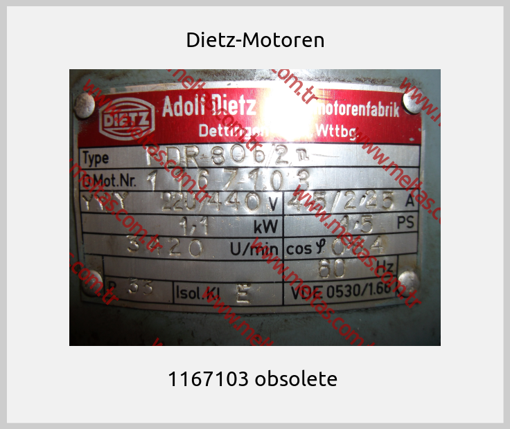 Dietz-Motoren - 1167103 obsolete 