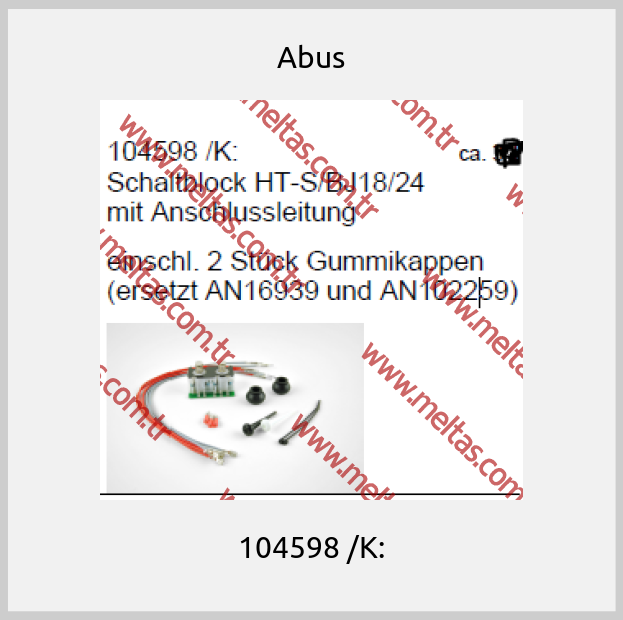 Abus-104598 /K: