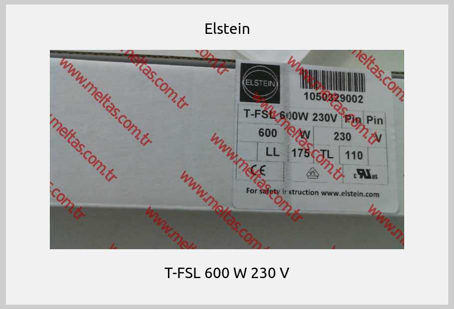Elstein-T-FSL 600 W 230 V