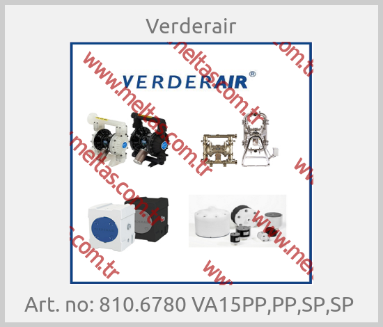 Verderair - Art. no: 810.6780 VA15PP,PP,SP,SP 