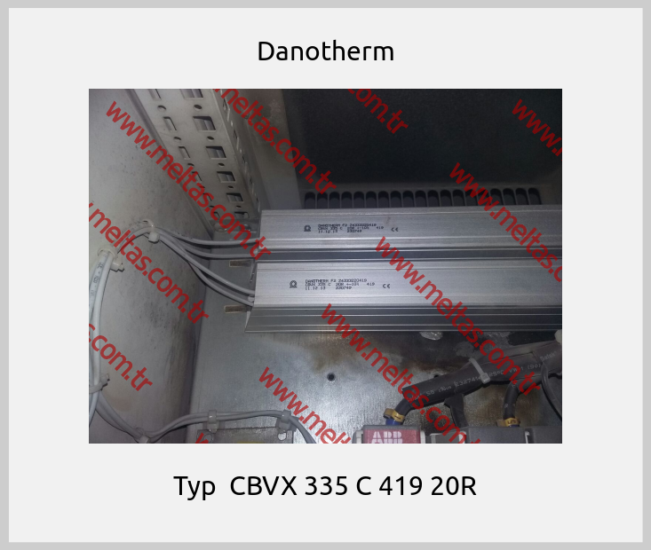 Danotherm-Typ  CBVX 335 C 419 20R