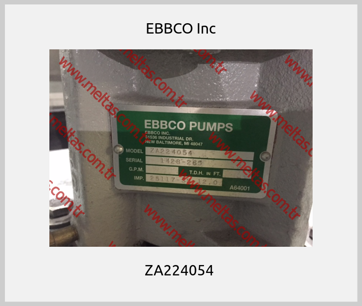 EBBCO Inc - ZA224054 