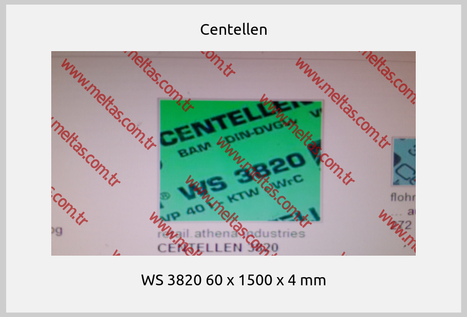 Centellen-WS 3820 60 x 1500 x 4 mm