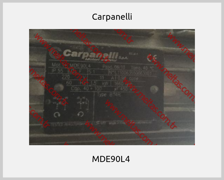 Carpanelli - MDE90L4 
