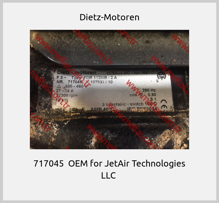 Dietz-Motoren - 717045  OEM for JetAir Technologies LLC 