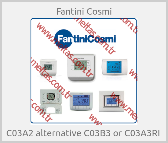 Fantini Cosmi - C03A2 alternative C03B3 or C03A3RI 