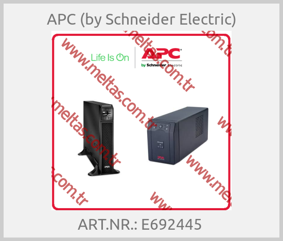 APC (by Schneider Electric)-ART.NR.: E692445 