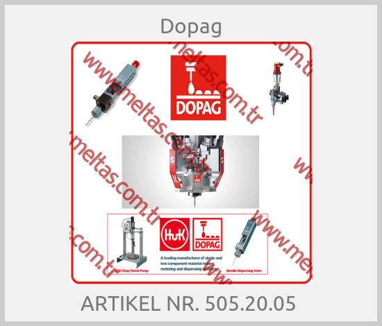 Dopag - ARTIKEL NR. 505.20.05 