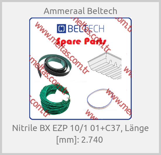 Ammeraal Beltech - Nitrile BX EZP 10/1 01+C37, Länge [mm]: 2.740 