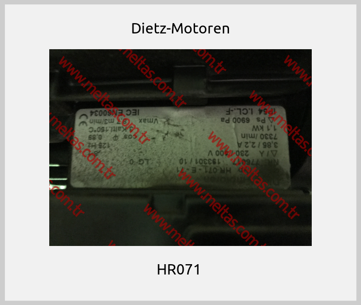 Dietz-Motoren - HR071 