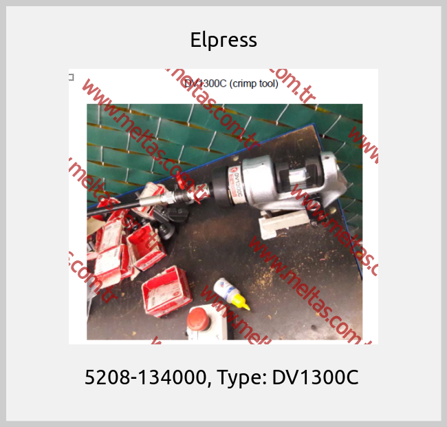 Elpress-5208-134000, Type: DV1300C 
