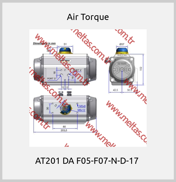 Air Torque - AT201 DA F05-F07-N-D-17 