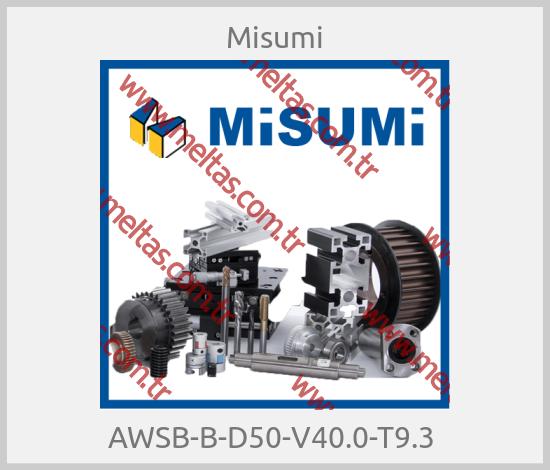 Misumi - AWSB-B-D50-V40.0-T9.3 