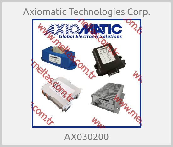 Axiomatic Technologies Corp.-AX030200