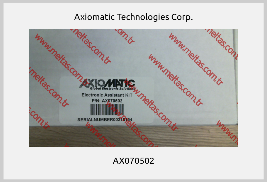 Axiomatic Technologies Corp. - AX070502