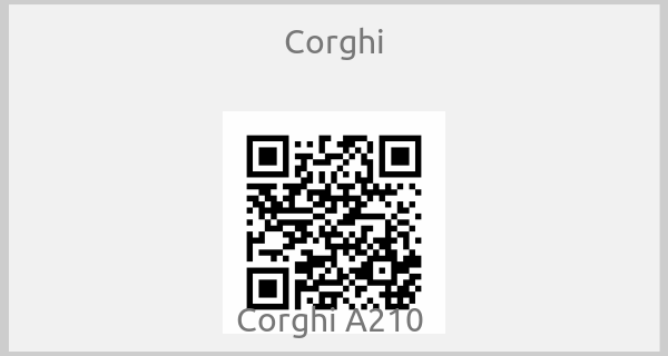Corghi - Corghi А210 