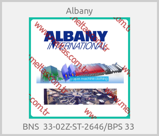 Albany - BNS  33-02Z-ST-2646/BPS 33 