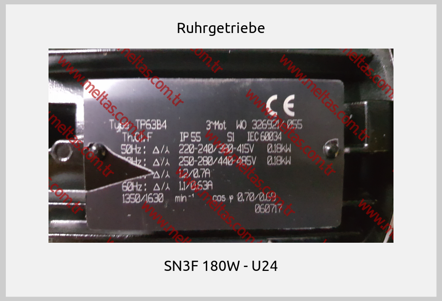 Ruhrgetriebe - SN3F 180W - U24