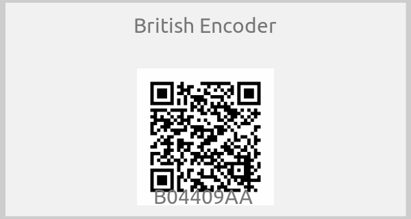 British Encoder - B04409AA 
