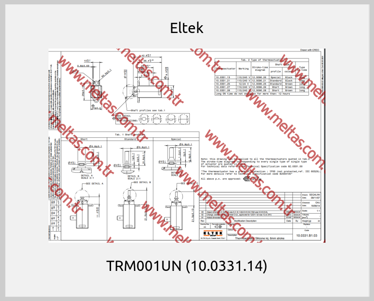 Eltek - TRM001UN (10.0331.14)