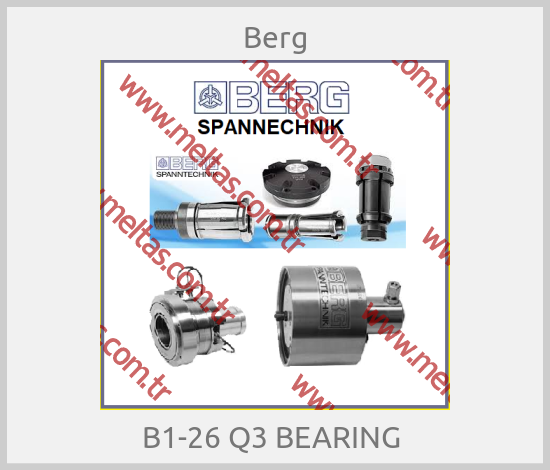 Berg - B1-26 Q3 BEARING 