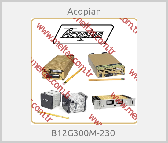 Acopian - B12G300M-230 