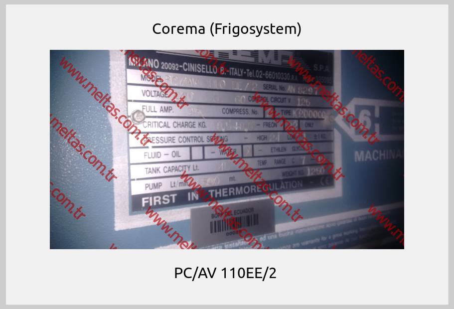 Corema (Frigosystem) - PC/AV 110EE/2 