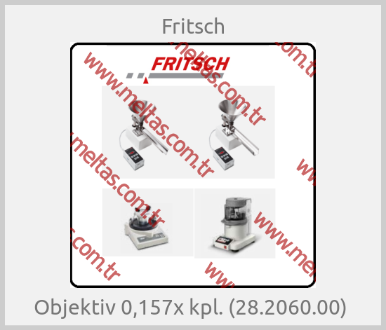 Fritsch-Objektiv 0,157x kpl. (28.2060.00) 